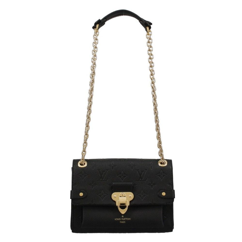 Louis Vuitton Emplant Vavin Black Noir Monogram Empreinte Leather Shoulder Bag